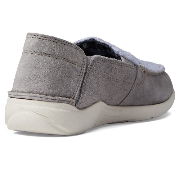 NWT Clarks mens Gorwin Step Loafer, Grey Suede, 7.5 US - Picture 4 of 6